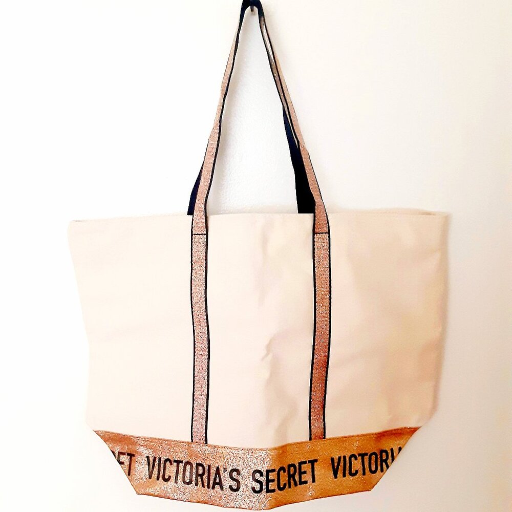 VICTORIA'S SECRET GOLD LABEL Special-Edition Weekender Travel Tote Bag